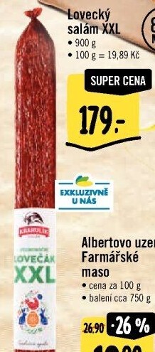 Salám lovecký Krahulík