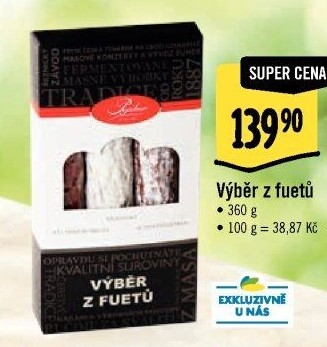 Salám Výběr z fuetů Pejskar