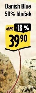 Sýr Danish Blue 50%