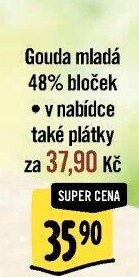 Sýr Gouda mladá 48%