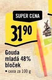 Sýr Gouda mladá 48% De Zaanse Hoeve
