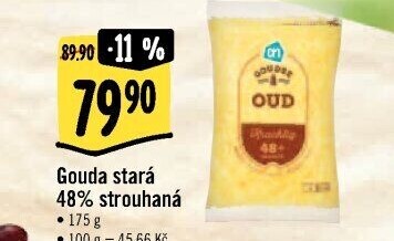 Sýr Goudaou stará 48% strouhaná Albert Heijn