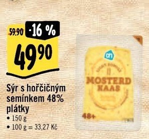 Sýr s hořčičným semínkem 48 % Albert Heijn