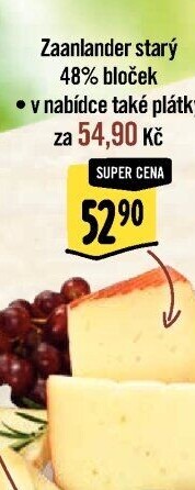 Sýr Zaanlander starý 48 %