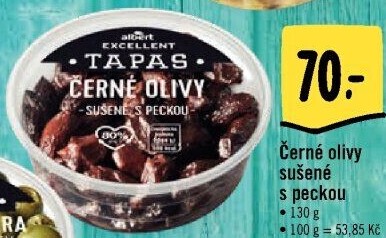 Tapas Černé sušené olivy Albert Excellent