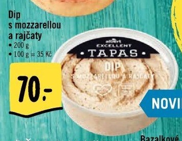 Tapas Dip s mozzarellou a rajčaty Albert Excellent