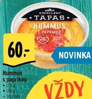 Tapas Hummus s paprikou Albert Excellent
