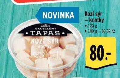 Tapas Kozí sýr Albert Excellent