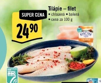 Tilápie nilská filety Albert