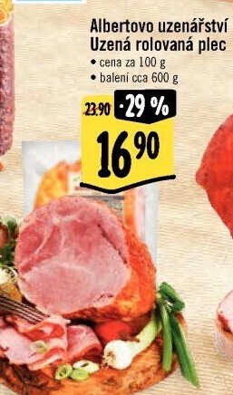 Uzená rolovaná plec Albertovo uzenářství