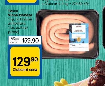 Tesco Vinná klobása
