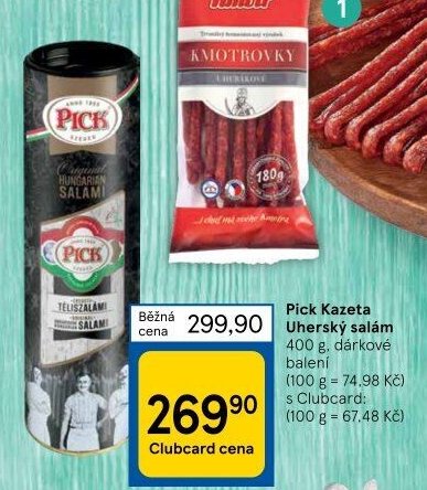 Pick Kazeta Uherský salám 400 g
