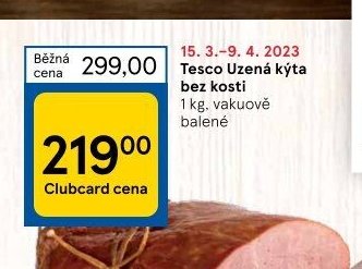 Tesco Uzená kýta bez kosti