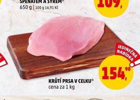 Krůtí prsa v celku