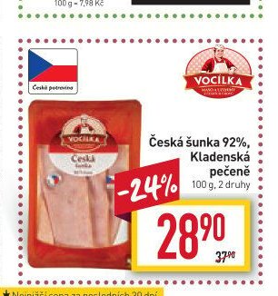 Česká šunka 92%, Kladenská pečeně