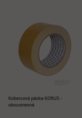 Kobercová páska KORUS - oboustranná - Breno koberce akcniletaky.com