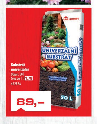 Substrát univerzální - UNI HOBBY akcniletaky.com