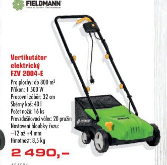 Vertikutátor elektrický FZV 2004-E - UNI HOBBY akcniletaky.com