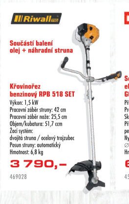 Křovinořez benzínový RPB 518 SET - UNI HOBBY akcniletaky.com