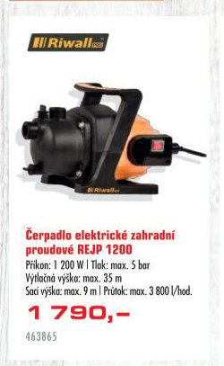 Čerpadlo elektrické zahradní proudové REJP 1200 - UNI HOBBY akcniletaky.com
