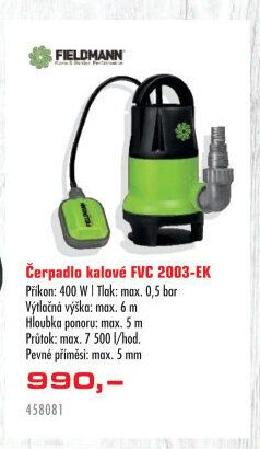 Čerpadlo kalové FVC 2003-EK - UNI HOBBY akcniletaky.com