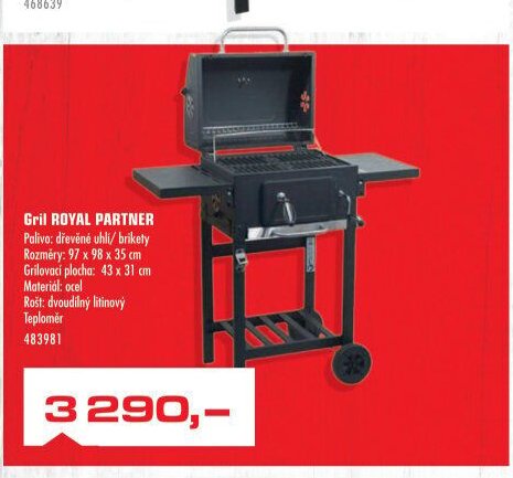 Gril ROYAL PARTNER - UNI HOBBY akcniletaky.com