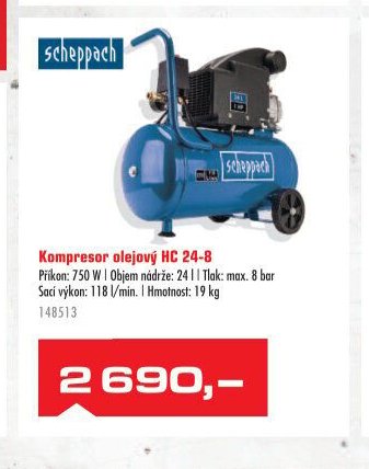 Kompresor olejový HC 24-8 - UNI HOBBY akcniletaky.com