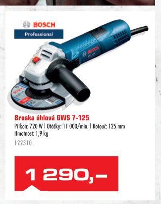 Bruska úhlová GWS 7-125 - UNI HOBBY akcniletaky.com