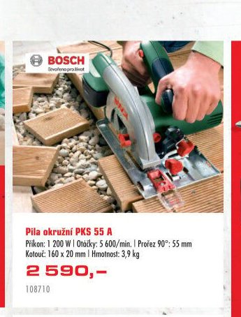 Pila okružní PKS 55 A - UNI HOBBY akcniletaky.com