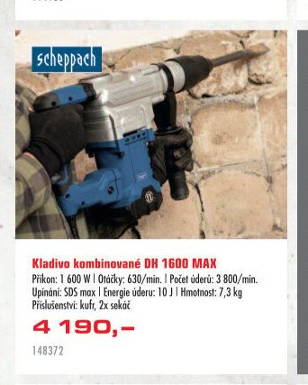 Kladivo kombinované DH 1600 MAX - UNI HOBBY akcniletaky.com