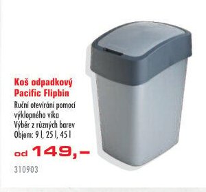 Koš odpadkový Pacific Flipbin - UNI HOBBY akcniletaky.com