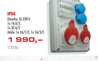 IP54 Zásuvky: 2x 230 V, 1x 16 A/5, 1x 32 A/5 - UNI HOBBY akcniletaky.com