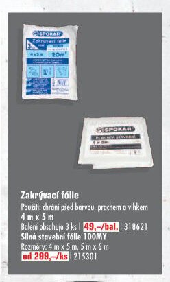 Zakrývací fólie - UNI HOBBY akcniletaky.com