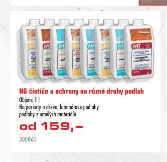 HG čističe a ochrany na různé druhy podlah - UNI HOBBY akcniletaky.com