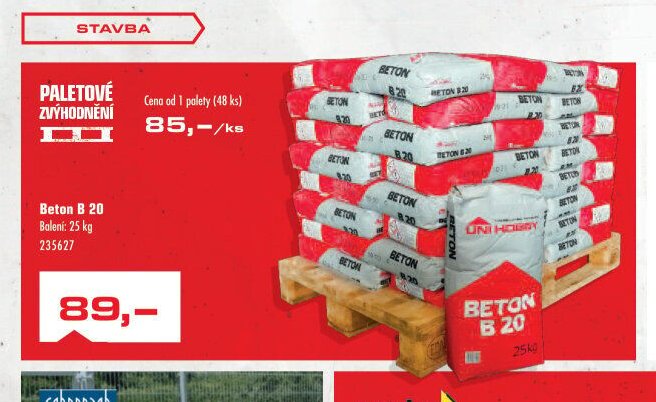 Beton B 20 - UNI HOBBY akcniletaky.com