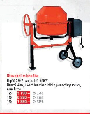 Stavební míchačka - UNI HOBBY akcniletaky.com