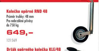 Kolečko opěrné RND 48 - UNI HOBBY akcniletaky.com