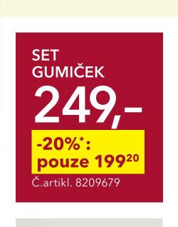 SET GUMIČEK