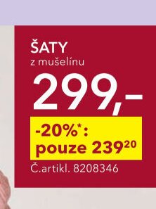 ŠATY z mušelínu