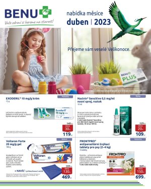 akční leták BENU Lékárna 1.4.2023-30.4.2023