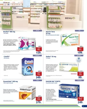 akční leták BENU Lékárna 1.4.2023-30.4.2023