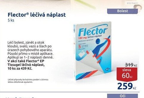 Flector® léčivá náplast
