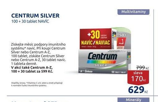 Centrum Silver 100 + 30 tablet