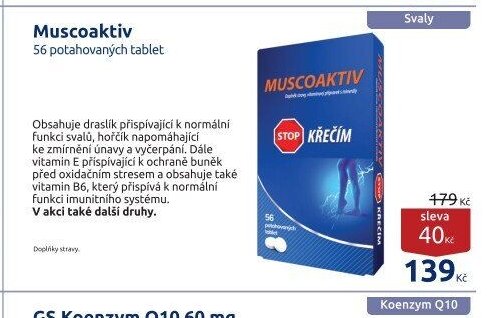 Muscoaktiv 56 potahovaných tablet