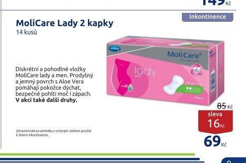 MoliCare Lady 2 kapky