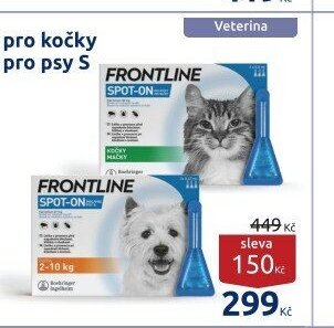 FRONTLINE spot-on pro kočky / pro psy S