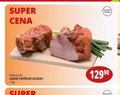 KRAHULÍK UZENÉ VEPŘOVÉ OCÁSKY 1 kg
