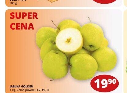 JABLKA GOLDEN 1 kg