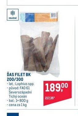 Ďas filet bk 200/300