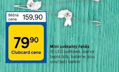 Mini světelný řetěz